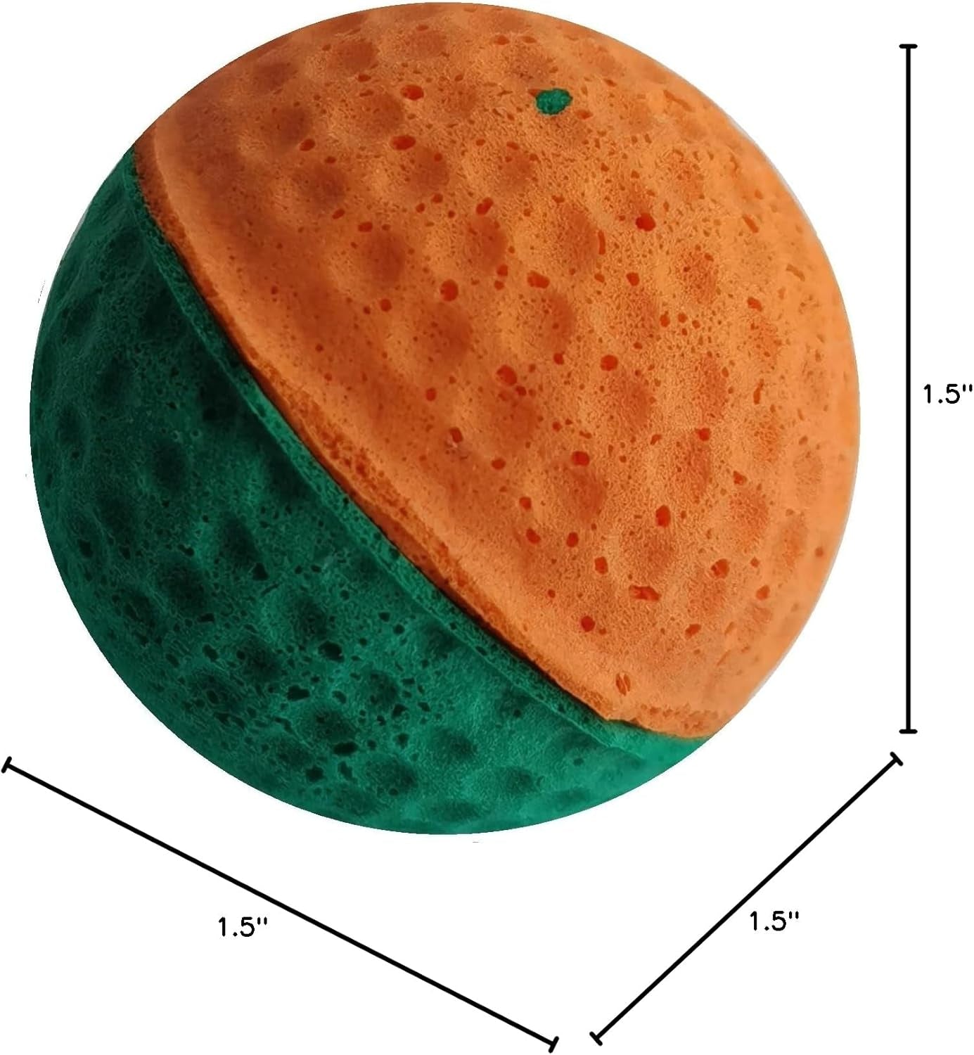 Cat Foam Ball Cat Sponge Ball Toy Cat Soccer Ball Toy (Two Color Pet Ball)