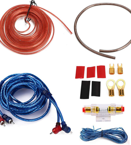 10 Gauge Amp 1500W Auto Car Audio System Speaker Kit Complete Subwoofer Amplifier Install Wiring Cable
