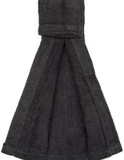 Load image into Gallery viewer, Football Towel, Pure Cotton Quarterback Football Field Towel with Hook &amp; Loop Closure, Sports Towels for Sweat &amp; Maintaining Grip, Versatile Towel for Gym, Yoga, Youthful Football, Black
