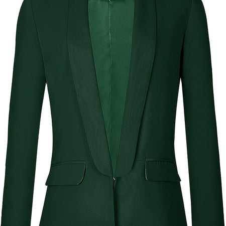 Women'S Office Blazer Jacket Open Front Womens Blazers for Work Professional
