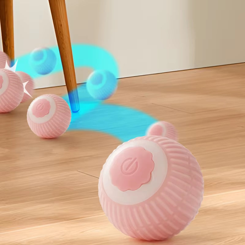 Automatic Moving Cats Toy Interactive Ball Rechargeable Rolling Electric Ball Home Pet Accessories Things for Supplies