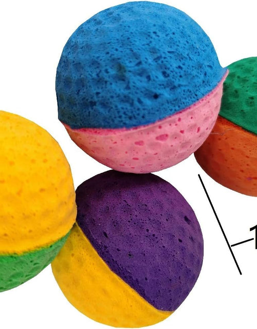 Load image into Gallery viewer, Cat Foam Ball Cat Sponge Ball Toy Cat Soccer Ball Toy (Two Color Pet Ball)
