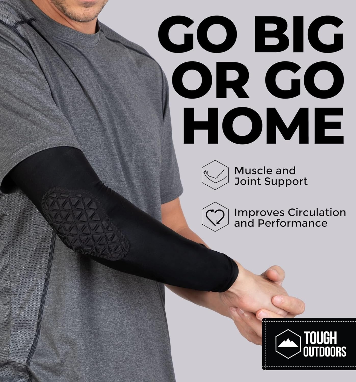 Sports Compression Arm Sleeves - Athletic & Shooting Sleeve for Youth, Kids, Men & Women - Football, Basketball & Baseball
