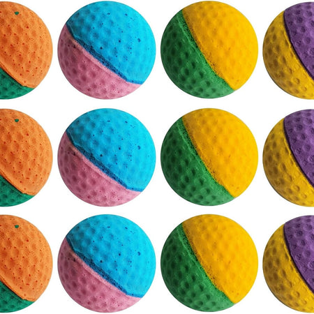 Cat Foam Ball Cat Sponge Ball Toy Cat Soccer Ball Toy (Two Color Pet Ball)