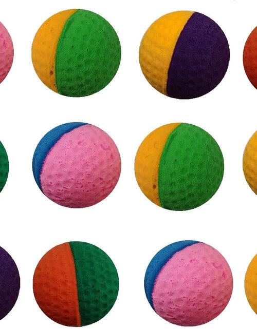 Load image into Gallery viewer, Cat Foam Ball Cat Sponge Ball Toy Cat Soccer Ball Toy (Two Color Pet Ball)
