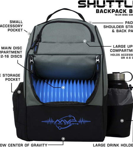 Backpack Shuttle Disc Golf Backpack Bag