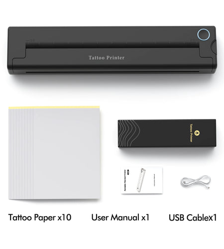 A4 Thermal Printers Wireless Bluetooth Tattoos Printer Portable Mini Thermal Printer A4 Paper Photo Printer from Mobile Phone