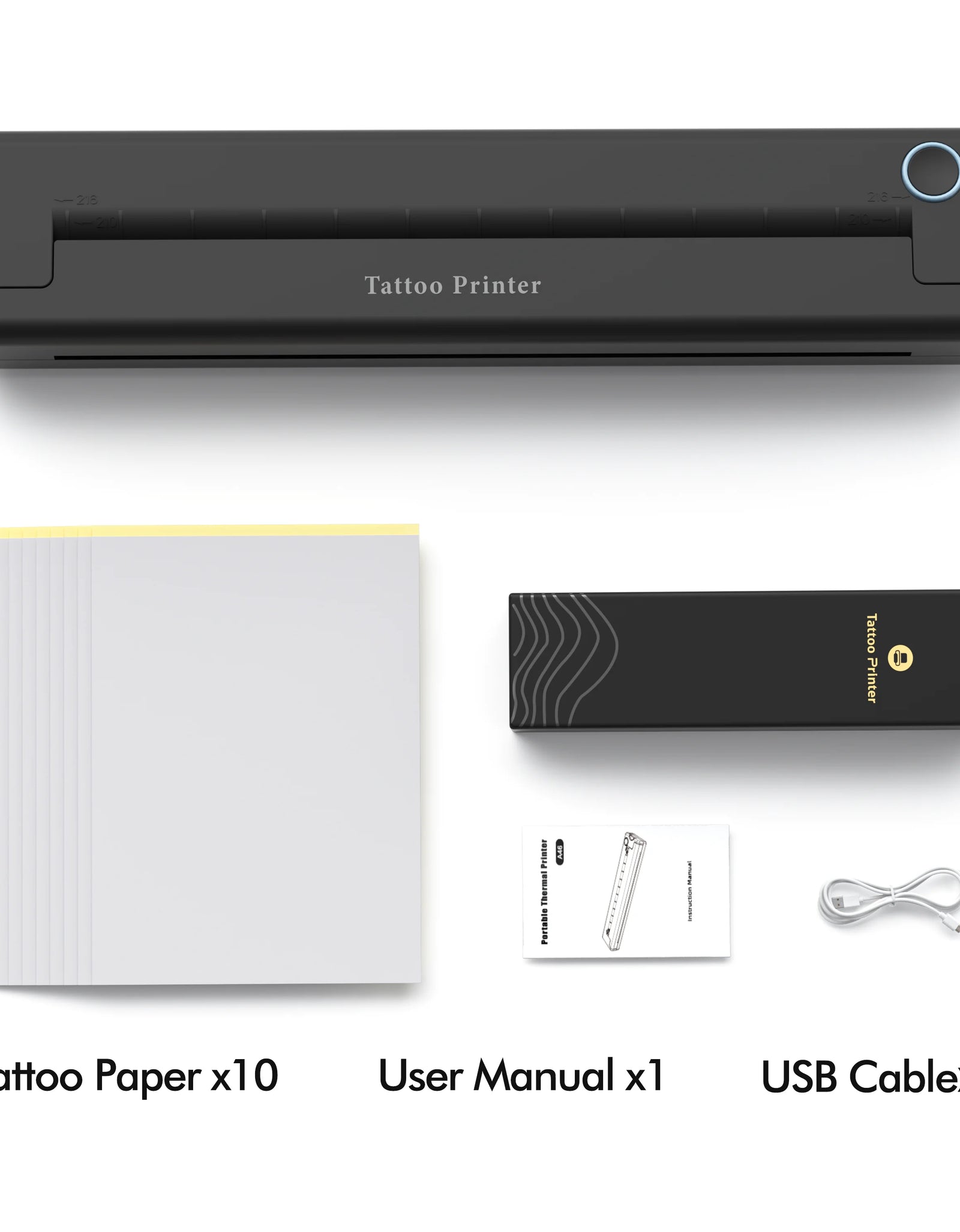 A4 Thermal Printers Wireless Bluetooth Tattoos Printer Portable Mini Thermal Printer A4 Paper Photo Printer from Mobile Phone