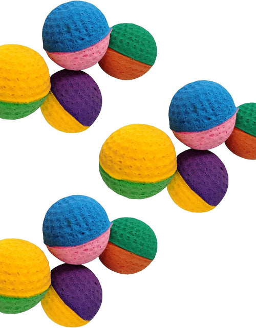 Load image into Gallery viewer, Cat Foam Ball Cat Sponge Ball Toy Cat Soccer Ball Toy (Two Color Pet Ball)
