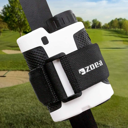 Magnetic Rangefinder Mount Strap for Golf Cart Railing, Adjustable Rangefinder Mount/Holder/Strap/Band with Strong Magnet Securely Attach to Most Rail/Bar/Frame of Golf Cart (1.2)