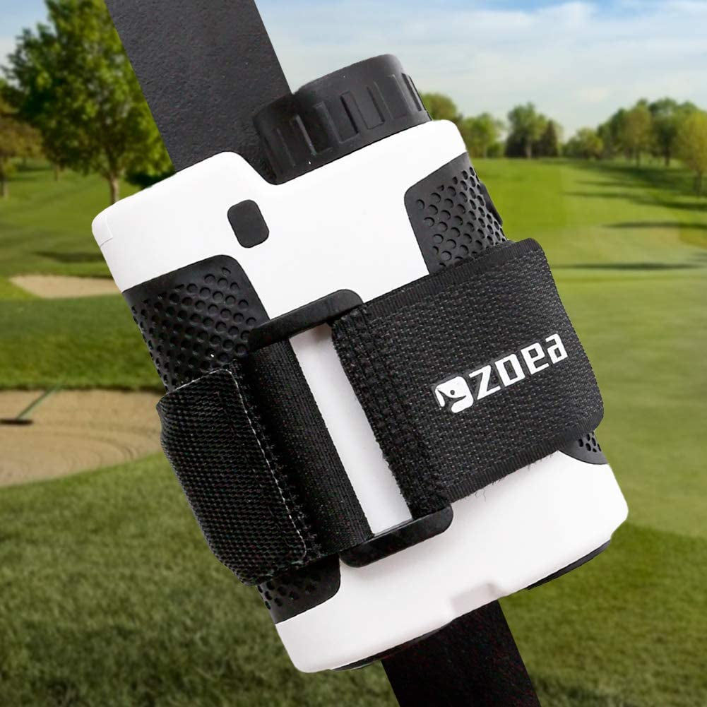 Magnetic Rangefinder Mount Strap for Golf Cart Railing, Adjustable Rangefinder Mount/Holder/Strap/Band with Strong Magnet Securely Attach to Most Rail/Bar/Frame of Golf Cart (1.2)