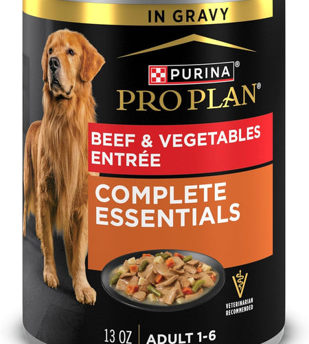 High Protein, Gravy Adult Wet Dog Food - (12) 13 Oz. Cans