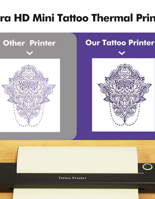 Load image into Gallery viewer, A4 Thermal Printers Wireless Bluetooth Tattoos Printer Portable Mini Thermal Printer A4 Paper Photo Printer from Mobile Phone
