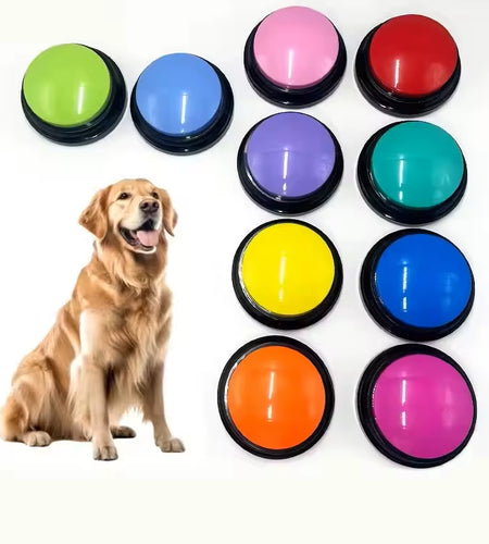Dog Toys Funny Dog Recordable Pet Toys Travel Talking Pet Starters Pet Speaking Buttons Portable Cute Pet Supplies